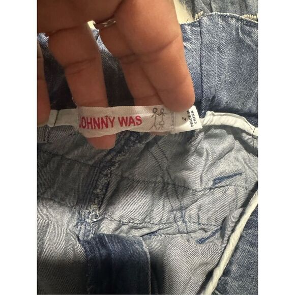 Jonny Was Embroidered cargo pants 2 Belted - Picture 3 of 13